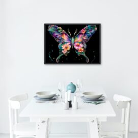 butterfly wall painting