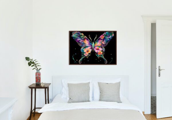 butterfly wall painting